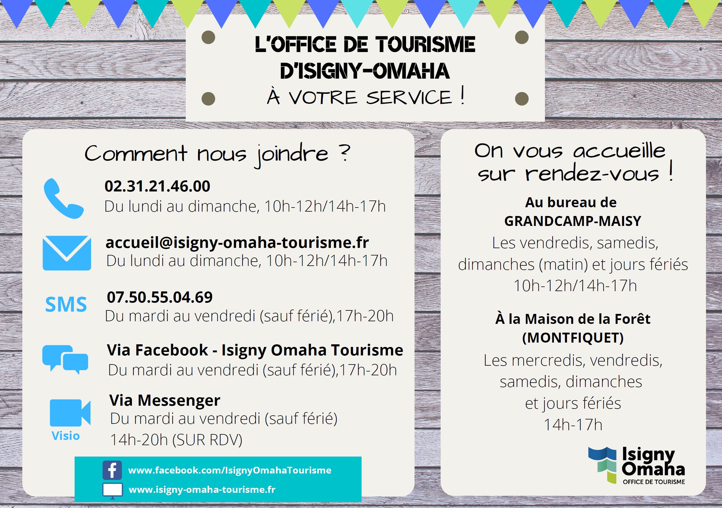 ouverture déconfinement Isigny-Omaha Office de Tourisme ouverture déconfinement Isigny-Omaha Office de Tourisme mai 2020