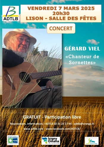   Affiche Concert G. VIEL LISON le 07.03.2025 