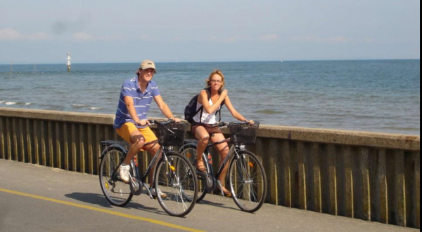 balade à vélo le long du littoral d'Isigny-Omaha