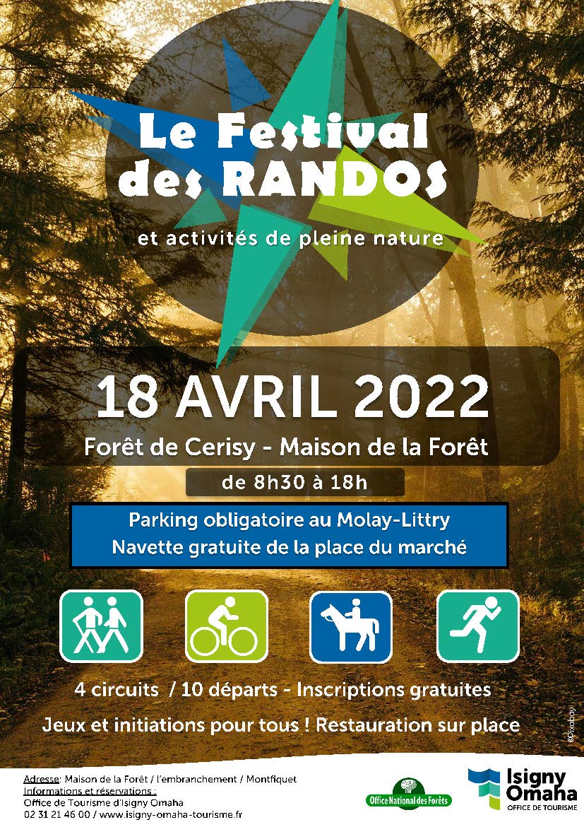 festival rando 18 avril 2022 Isigny Omaha Montfiquet Forêt
