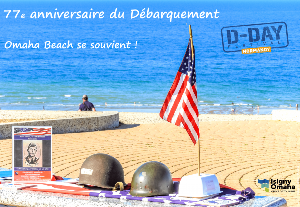 77e anniversaire du Débarquement Omaha Beach