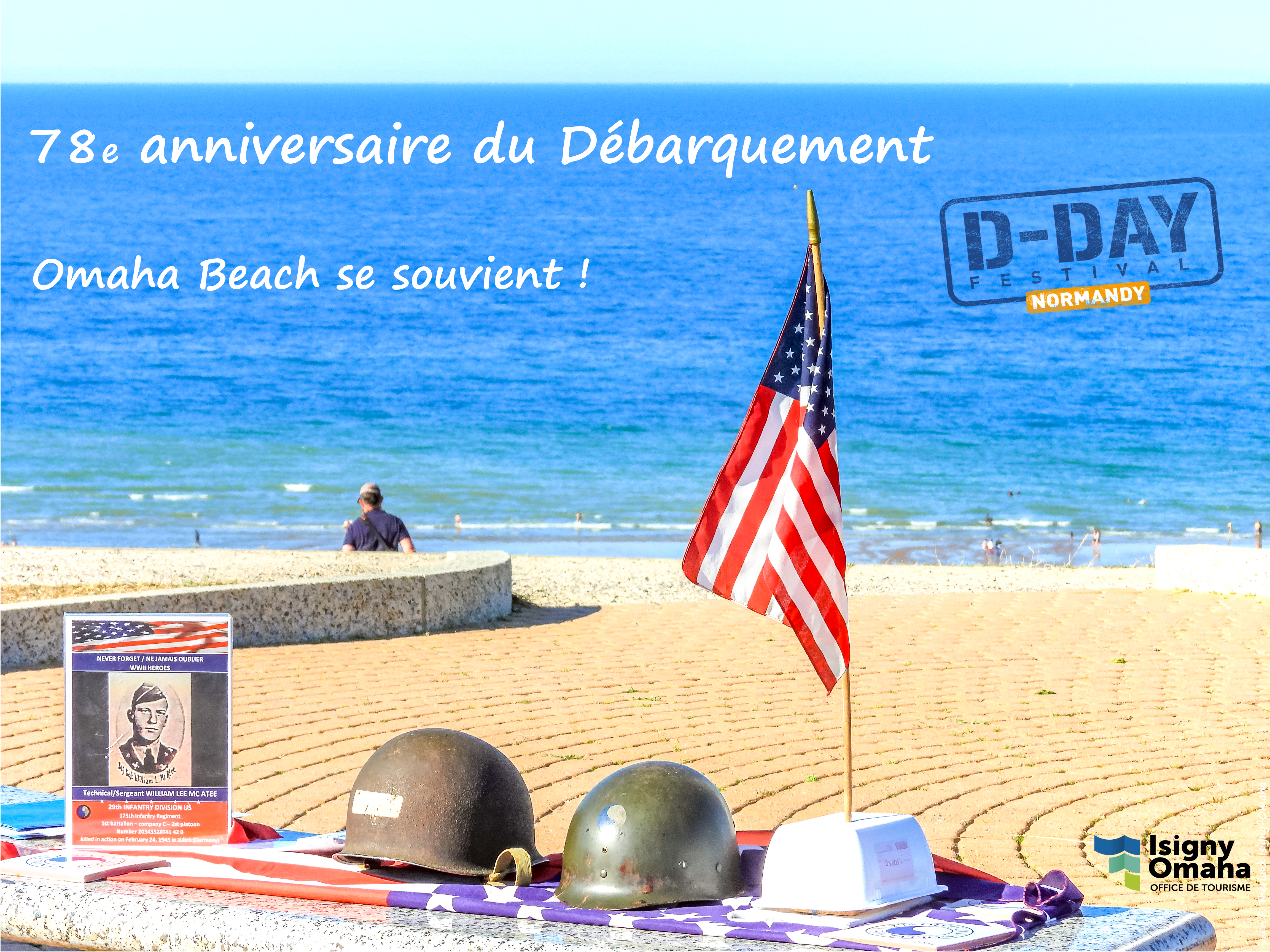78e anniversaire Débarquement Omaha Beach