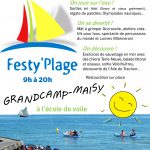 affiche festy'plage Grandcamp Maisy